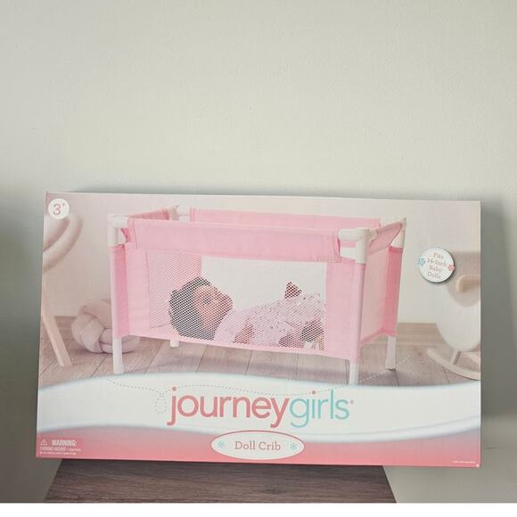 Journey Girls Baby Doll Crib for 14" Doll NWT - Picture 1 of 5
